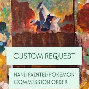 Commission de cartes Pokémon peintes personnalisées