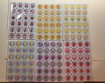 Lot De 126 Feuilles D'Autocollants Vintage – Grattage, Poinçon, Mods Mark 1 (Plus De 50 Pièces)