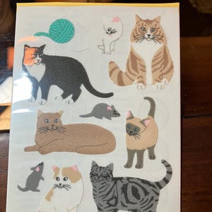 Vintage Sandylion Cat Stickers