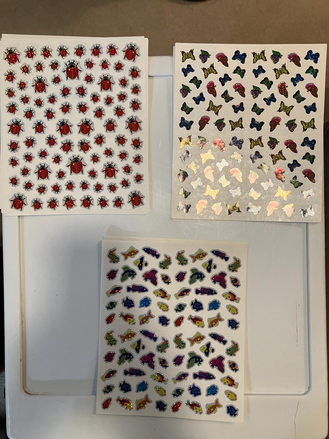 Vintage Prismatic Stickers - Etsy