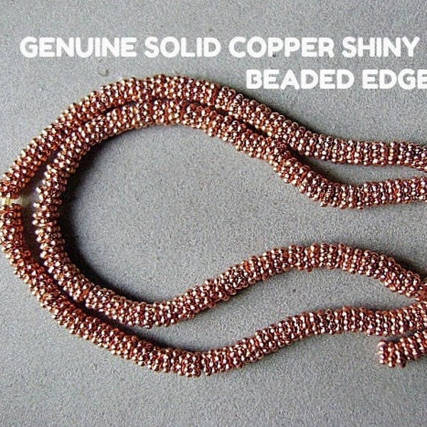 BEADS Real COPPER Spacer Daisy Flat Wheel 30 pieces