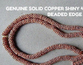 BEADS Real COPPER Spacer Daisy Flat Wheel 30 pieces