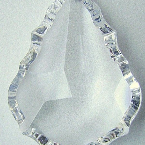 Pendant SWAROVSKI  Crystal CLEAR Sale 38mmn x 26mm FLUTED Large Sapphire