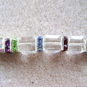 BEADS SWAROVSKI 8mm CUBES Austrian Square Faceted Bling Color Choice 1 Or 10 Pieces image 5