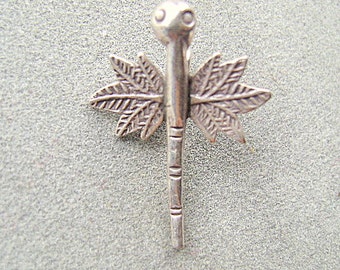 DRAGONFLY Charms Thai Silver GARDEN Bug INSECT Karen Tribe Hill-tribe 1 Piece