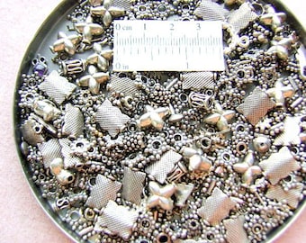 BALI STERLING SILVER Sale Beads & Caps and spacers 50 or 100 Grams