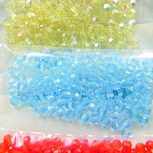 BEADS SWAROVSKI Austrian 3mm Crystal Faceted Round Color Choice Art. 5000 100 Pieces zdjęcie 2