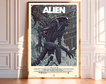 Alien--Movie Poster,High Quality Canvas Print, Wall Art, Room Decor, Art Poster For Gift Unframed