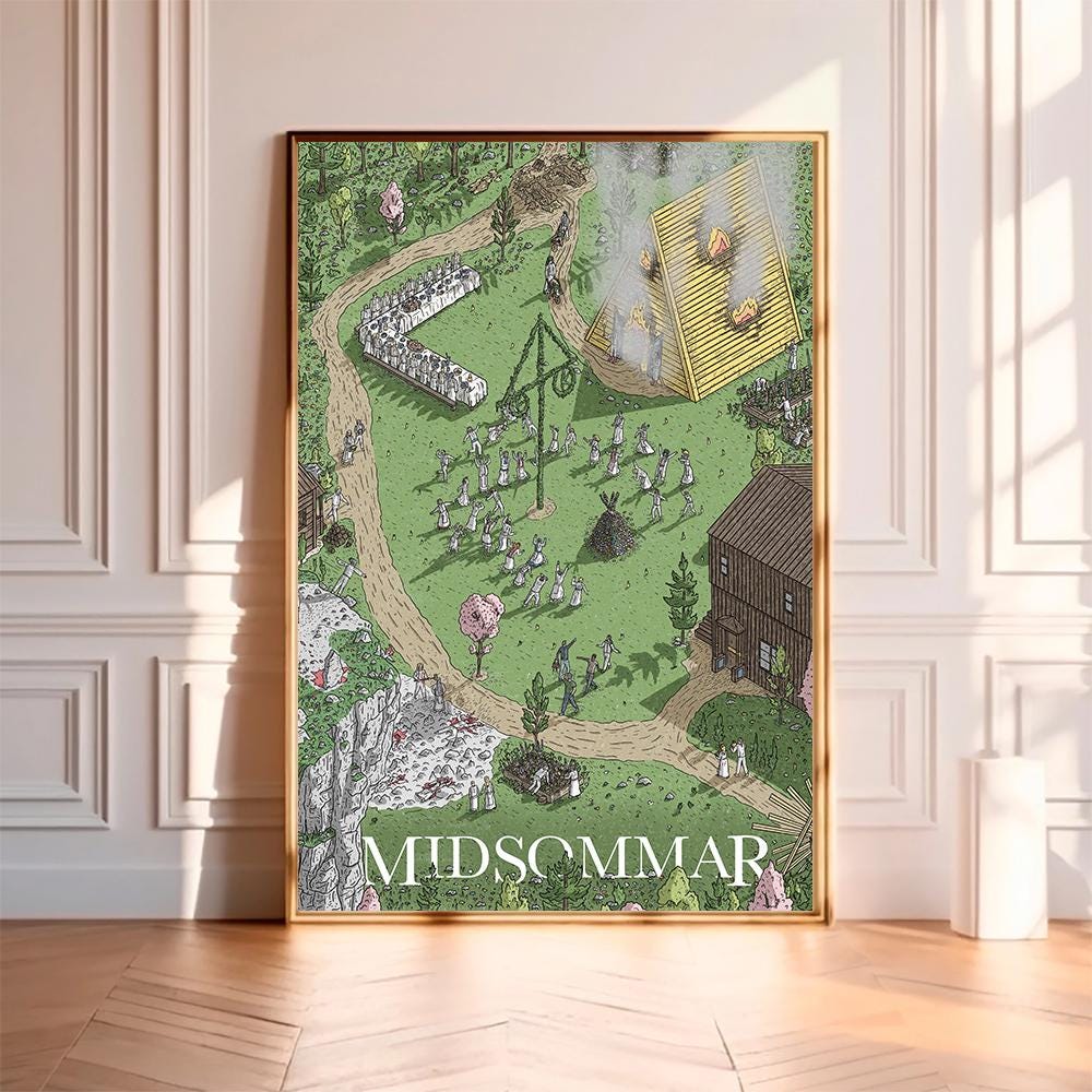 Midsommar Poster - Etsy