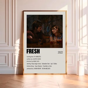 Fresh--Movie Poster,High Quality Canvas Print, Wall Art, Room Decor, Art Poster For Gift Unframed
