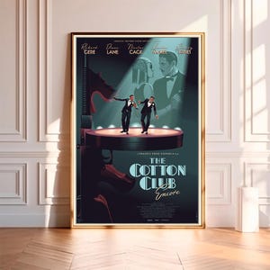 The Cotton Club--Movie Poster,High Quality Canvas Print, Wall Art, Room Decor, Art Poster For Gift Unframed