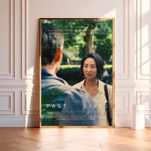 Past Lives--Movie Poster,High Quality Canvas Print, Wall Art, Room Decor, Art Poster For Gift Unframed