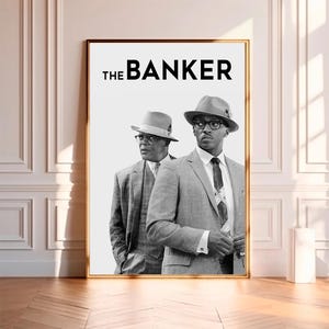 The Banker (2020)--Movie Poster,High Quality Canvas Print, Wall Art, Room Decor, Art Poster For Gift Unframed