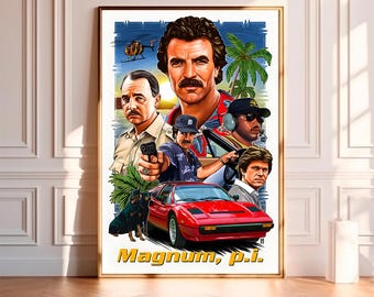 Magnum P.I. Movie Poster: High Definition Canvas Art Print - Etsy
