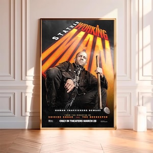 A Working Man Movie Poster: Jason Statham Canvas Print