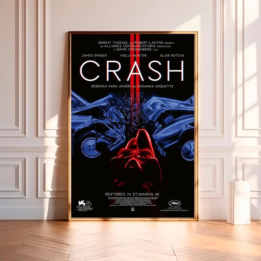 Crash (1996)--movie Poster,high Quality Canvas Print, Wall Art