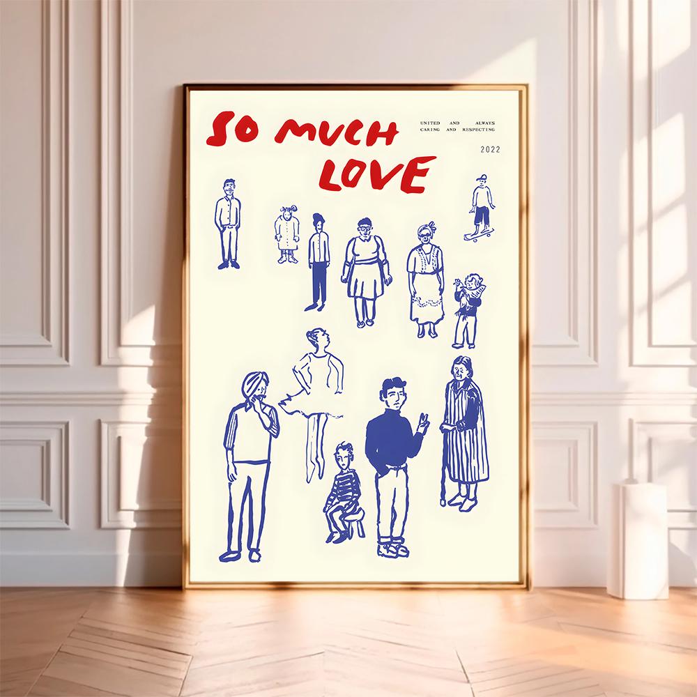 SO MUCH LOVE 2022 アートプリント So Much Love Poster - Etsy