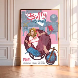 Buffy the Vampire Slayer--Movie Poster,High Quality Canvas Print, Wall Art, Room Decor, Art Poster For Gift Unframed