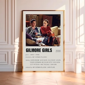 Gilmore Girls--Movie Poster,High Quality Canvas Print, Wall Art, Room Decor, Art Poster For Gift Unframed