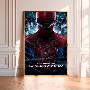 O Espetacular Homem-Aranha--Pôster de Filme, Impressão em Tela de Alta Qualidade, Arte de Parede, Decoração de Quarto, Pôster de Arte para Presente Sem Moldura