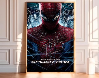 The Amazing Spider-Man--Movie Poster,High Quality Canvas Print, Wall Art, Room Decor, Art Poster For Gift Unframed