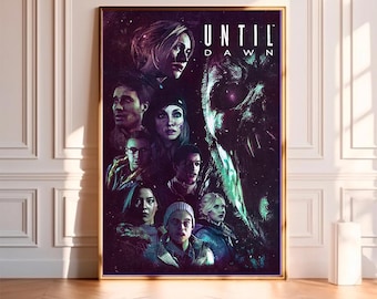 Until Dawn--Movie Poster,High Quality Canvas Print, Wall Art, Room Decor, Art Poster For Gift Unframed