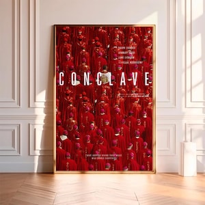Conclave--Movie Poster,High Quality Canvas Print, Wall Art, Room Decor, Art Poster For Gift Unframed
