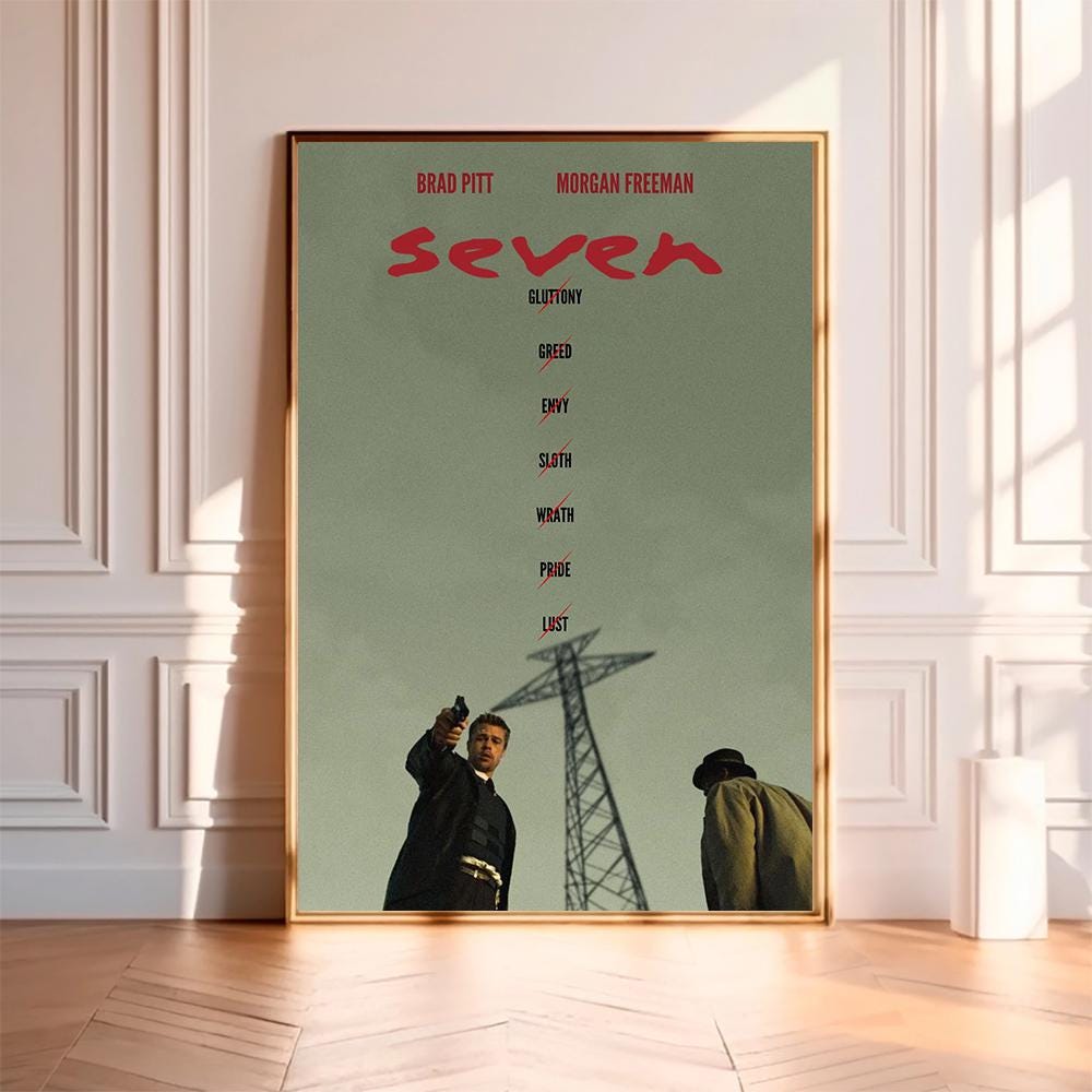 Se7en movie poster - Etsy 日本