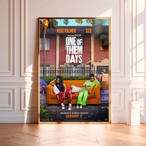 One of Them Days (2025)--Movie Poster,High Quality Canvas Print, Wall Art, Room Decor, Art Poster For Gift Unframed