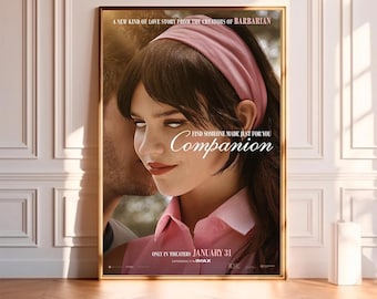 Companion (2025)--Movie Poster,High Quality Canvas Print, Wall Art, Room Decor, Art Poster For Gift Unframed