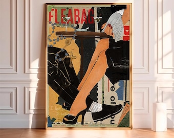 Fleabag--Movie Poster,High Quality Canvas Print, Wall Art, Room Decor, Art Poster For Gift Unframed