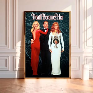 デス・ビカムズ・ハー（1992）--映画ポスター、高品質キャンバスプリント、ウォールアート、部屋の装飾、ギフト用アートポスター（フレームなし）