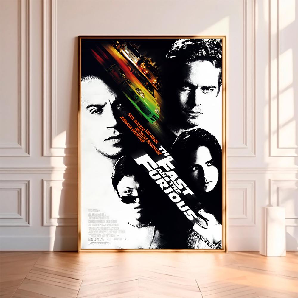 ワイスピ　キャンパスアート　５枚 Fast furious poster - Etsy 日本