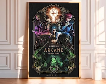 Arcane--Movie Poster,High Quality Canvas Print, Wall Art, Room Decor, Art Poster For Gift Unframed