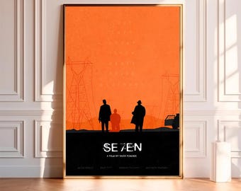 セブン映画ポスター：アートプリント、ホームデコレーション、部屋の