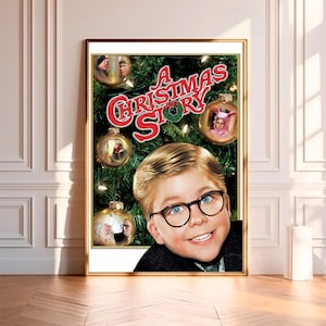 A Christmas Story--Movie Poster,High Quality Canvas Print, Wall Art, Room Decor, Art Poster For Gift Unframed
