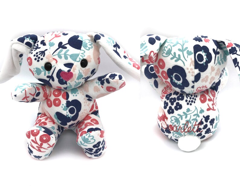 Keepsake Memory Bunny Rabbit Stuffed Animal Made From Your Etsy