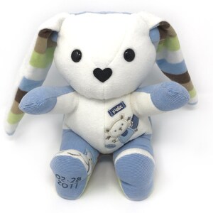 Keepsake Memory Bunny Rabbit LARGE: Upcycled From Your Own - Etsy