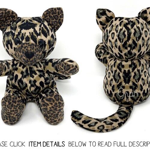 Keepsake Memory Monkey Stuffed Animal Made From Your Baby Etsy