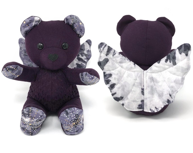 Memorial Angel Teddy Bear LARGE stuffed animal made from Etsy