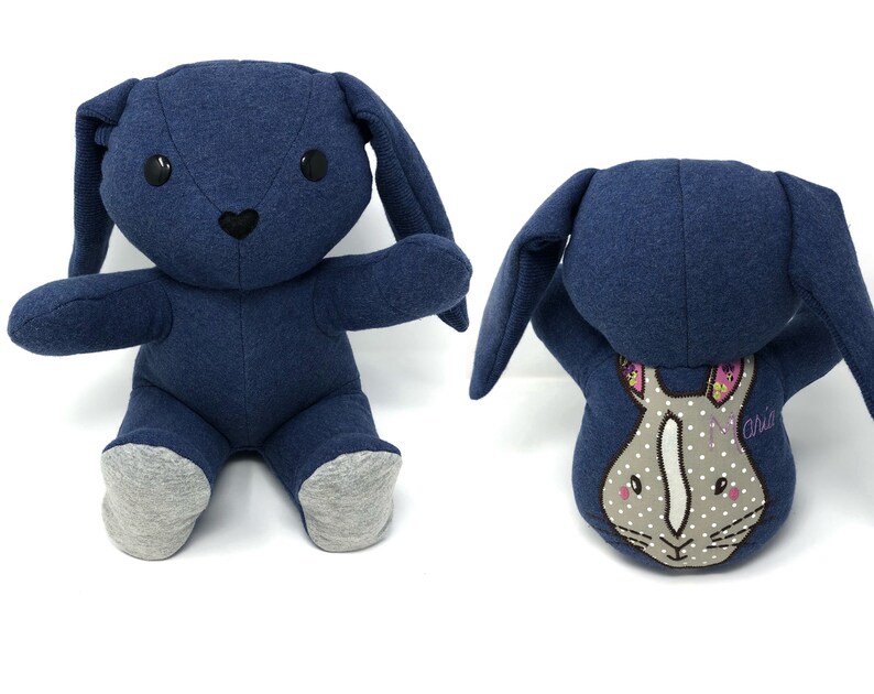 Keepsake Memory Bunny Rabbit Stuffed Animal Made From Your Etsy