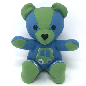 Keepsake Memory Bear custom made from baby clothes, adult clothing image 5