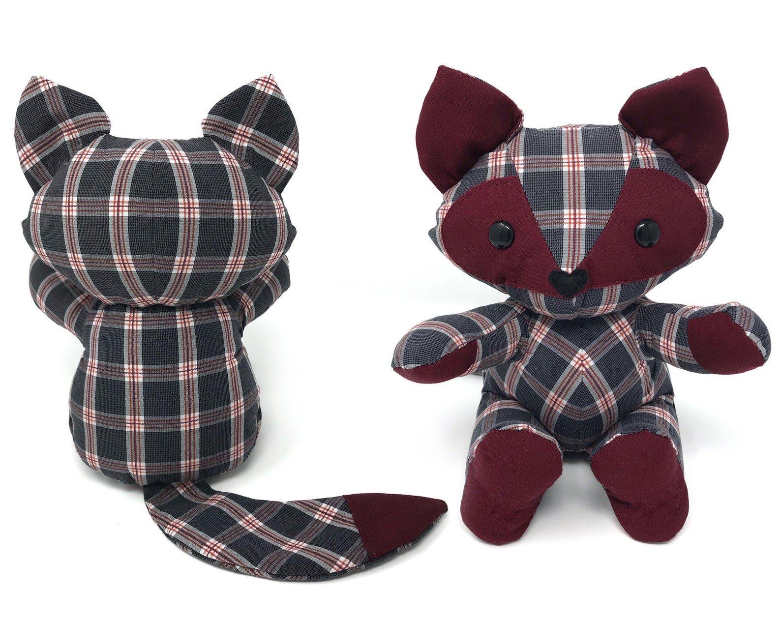 Keepsake Memory Fox LARGE Stuffed Animal Made From Your Etsy