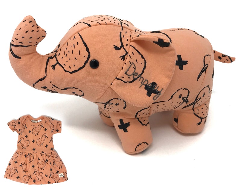 Keepsake Memory Elephant Made From Baby Clothes Hospital Etsy