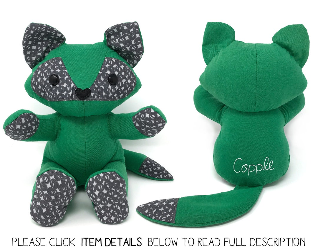 Keepsake Memory Fox LARGE Stuffed Animal Made From Your Etsy