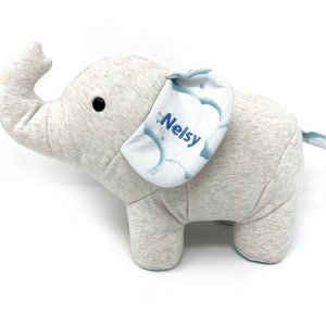 Keepsake Memory Elephant custom made from baby clothes, adult clothing, blankets image 2