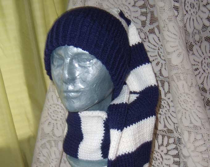 Custom made long stocking hat (SCRATS)  Wide stripe's