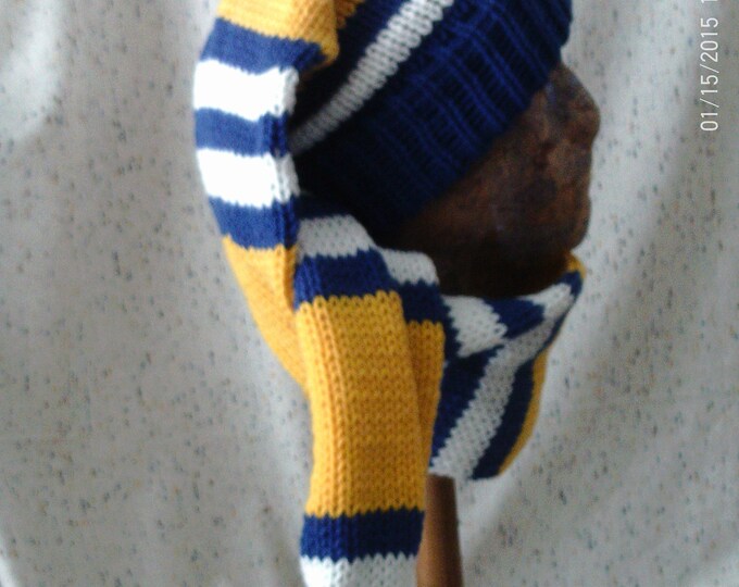 Custom made Extra-long stocking hats pick your style and colors!!
