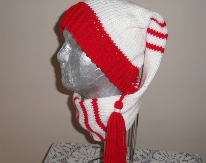 Custom made. Long stocking hat * 2 color design