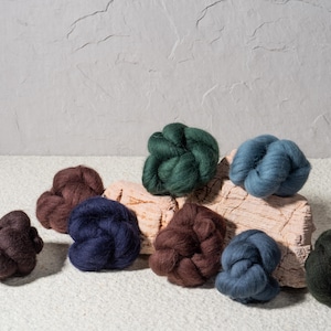 8/110 colors stock 100% Merino Wool Roving/Felting Tops/Spinning Tops/Dark series /8 colors